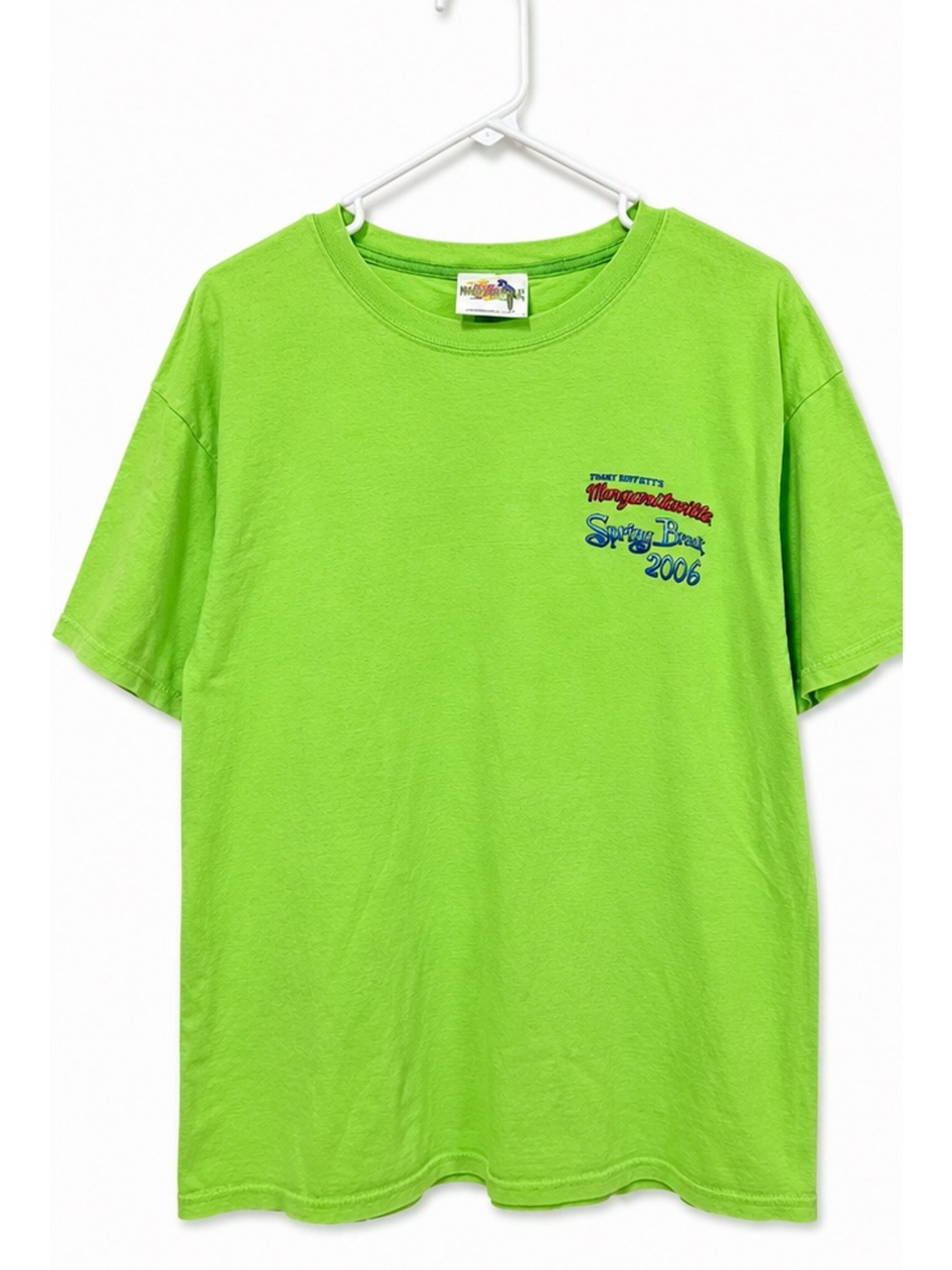 Vintage Jimmy Buffett Margaritaville Spring Break 2006 Key West T-Shirt | Neon G